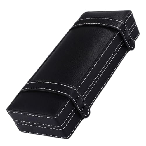 LOLIPPYY Leere Füller Geschenkbox PU Stifteetui Schwarz Stabile Federmappe für Kugelschreiber Aufbewahrung Praktische Stifteschachtel Geschenk für Büro Schule von LOLIPPYY