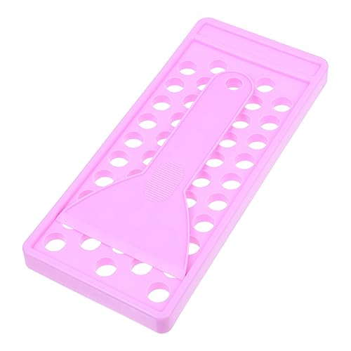 LOLIPPYY Lip Balm Fülltablett mit Spatel aus Langlebigem PP Lippenbalsam Behälter Tray für Einfaches Gleichmäßiges Befüllen und Mischen für DIY Lippenpflege Herstellung von LOLIPPYY