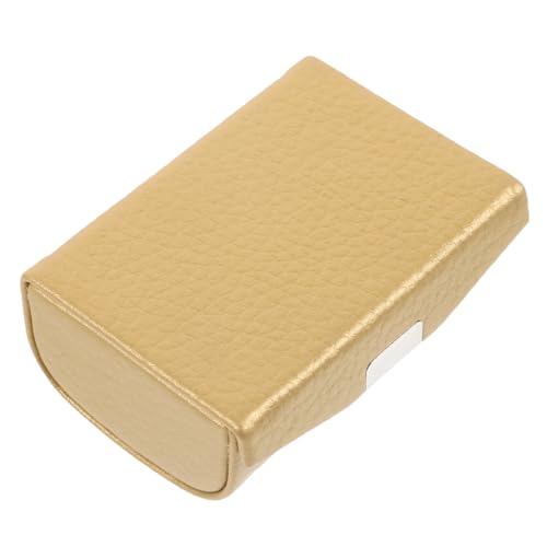 LOLIPPYY Lippenstiftkoffer mit Spiegel Kleiner Make Up Organizer für Lippenstifte Goldene Litchi Textur Tragbar für Reisen und Schützt Ihre Kosmetik vor Schäden von LOLIPPYY