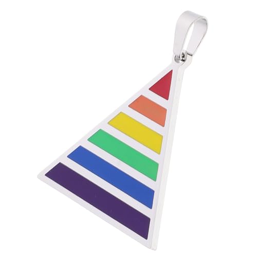 LOLIPPYY Männliche Halskette Titanstahl mit Dreieckigem Anhänger Personalisierter Schmuck für Männer für Partys und Besondere Anlässe Zeigt Ihre Persönlichkeit LOLIPPYY Männliche Halskette Titanstahl mit Dreieckigem Anhänger Personalisierter Schmuck für Männer für Partys und Besondere Anlässe Zeigt Ihre Persönlichkeit von LOLIPPYY