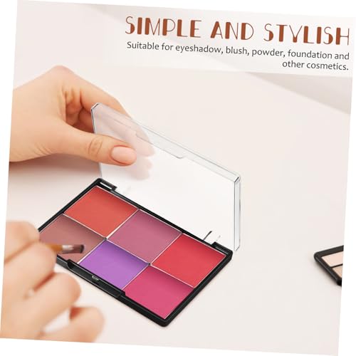 LOLIPPYY Magnetische Lidschatten Palette Leer mit Klarem Deckel Robuste Kunststoff Make Up Aufbewahrung Magnetische Kosmetikablage Platzsparende Transparente Schminkpalette LOLIPPYY Magnetische Lidschatten Palette Leer mit Klarem Deckel Robuste Kunststoff Make Up Aufbewahrung Magnetische Kosmetikablage Platzsparende Transparente Schminkpalette von LOLIPPYY