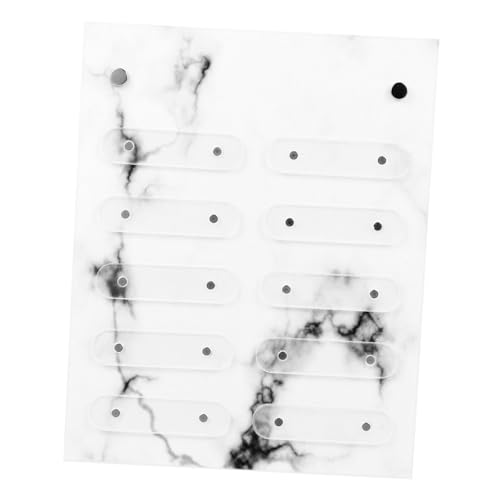 LOLIPPYY Magnetischer Nageldisplay Board aus Acryl Abnehmbare Farbkarte für Nagelkunst Organizer für Maniküre Zubehör Robust und Vielseitig für Nageldesign und Nail Art Präsentation von LOLIPPYY