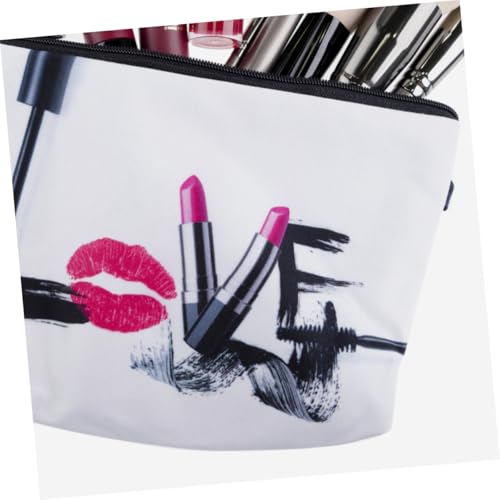 LOLIPPYY Make Up Tasche Damen Polyester Kosmetiktasche mit Reißverschluss und Tragegriff Geräumige Schminktasche für Lippenstifte und Lotionen Robuste Kulturbeutel für Reisen Fitness und von LOLIPPYY