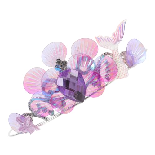 LOLIPPYY Meerjungfrau Haarband Leichtes Haaraccessoire mit für Karneval Geburtstag Party Mädchen Kopfband von LOLIPPYY