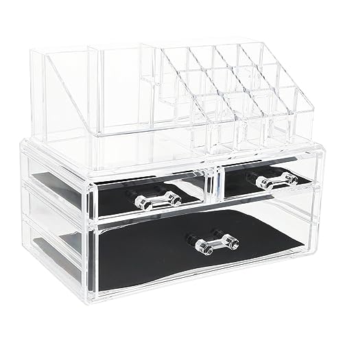LOLIPPYY Mehrschichtige Kosmetik-aufbewahrungsbox Für Desktop-organizer Bruchfest Und Platzsparend Kompakt Und Leicht Für Make-up-artikel von LOLIPPYY