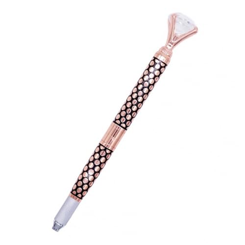 LOLIPPYY Microblading Stift mit Nadeln Permanenter Augenbrauenstift aus Aluminiumlegierung Doppelseitiger Makeup Pen für Professionelle Augenbrauenzeichnung Roségold Wasserfest und LOLIPPYY Microblading Stift mit Nadeln Permanenter Augenbrauenstift aus Aluminiumlegierung Doppelseitiger Makeup Pen für Professionelle Augenbrauenzeichnung Roségold Wasserfest und von LOLIPPYY