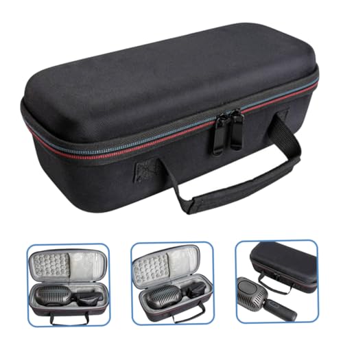 LOLIPPYY Mikrofon Schutztasche Kabellose Mikrofon Aufbewahrungsbox mit Reißverschluss Stoßfest Langlebig Geeignet für Jbl Kmcu Tragbare Mikrofonhülle Organizer für Zubehör von LOLIPPYY