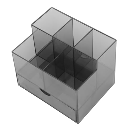 LOLIPPYY Nagelkunst Aufbewahrungsbox mit Transparent schwarz Praktischer Nagelstudio Organizer für Maniküre Werkzeuge Vielseitiger Nail Tools Storage Case für Nail Salon Zubehör von LOLIPPYY