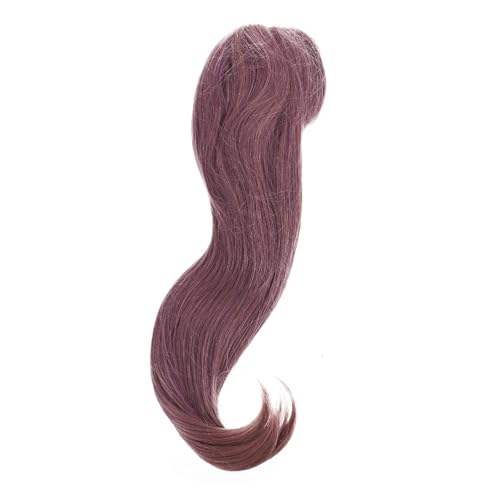 LOLIPPYY Natürliche Mittellange Gerade Perücke für Frauen Hitzebeständig Synthetisch Verstellbares Netz Leicht zu Tragen Tägliche Verwendung Stilbar Wie Echtes Haar von LOLIPPYY