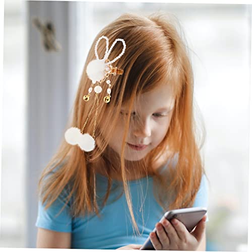 LOLIPPYY Osterhasen Haarreifen mit Plüschball und Ohren Süßes Haarornament für Mädchen und Frauen Bequemes Schonendes Accessoire für Festliche Cosplay Anlässe und Alltag von LOLIPPYY