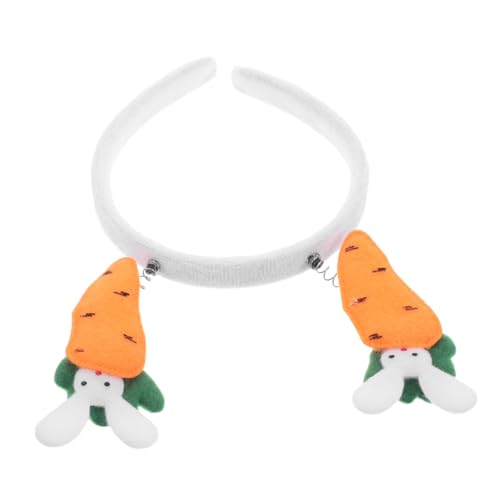 LOLIPPYY Easter Bunny Haarreif Mit Karotten-design Süßes Hasenohren Haarband Für Junge Mädchen Und Erwachsene Haaraccessoires Für Osterfeiern Und Cosplay von LOLIPPYY