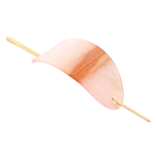 LOLIPPYY Ovale Haarnadel aus Langlebiger Legierung Französischer Stil Haarschmuck für Damen und Mädchen Glatte Kanten Schonen das Haar Modisches Accessoire für Hochsteckfrisuren und Alltag von LOLIPPYY