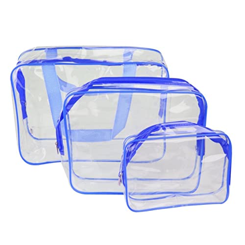 LOLIPPYY PVC Transparente Kosmetiktasche Multifunktionale wasserdichte Toilettentasche für Damen für Reisen und Aufbewahrung von Toilettenartikeln von LOLIPPYY