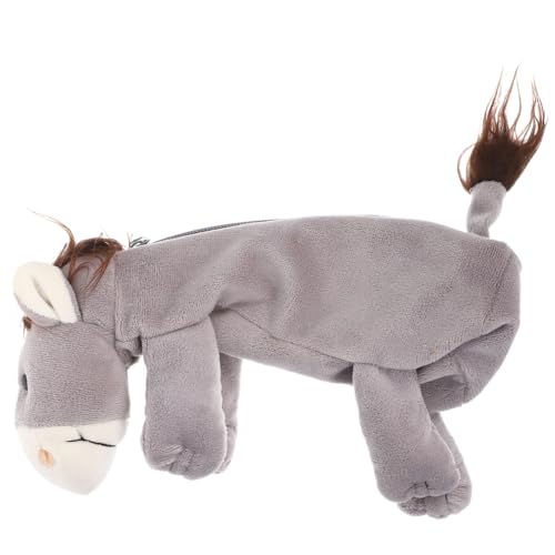 LOLIPPYY Plüsch Federmäppchen Kleiner Stifteköcher Niedliches Tier Motiv Mäppchen Große Kapazität Schreibwaren Organizer für Schule Mädchen Jungen Alltag von LOLIPPYY