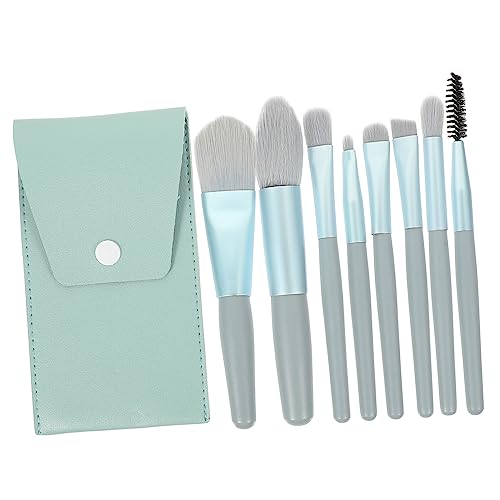 LOLIPPYY Professionelles Make up Pinselset Für Frauen 8 Stück Tragbar Kleiner Holzgriff Vielseitig Für Lidschatten Und Rouge Geeignet Für Reisen Vegan Und Tierversuche von LOLIPPYY