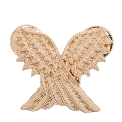 LOLIPPYY Punk Engelsflügel Brosche aus Legierung Vintage Anstecknadel für Kragen Modisches Accessoire für Damen und Herren als zu Geburtstag und von LOLIPPYY