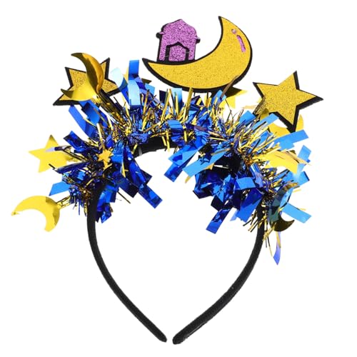 LOLIPPYY Ramadan Kopfschmuck Mit Mond Und Stern Funkelnde Haaraccessoires Für Eid Mubarak Feiern Stilvolle Dekoration Für Frauen Bei Festen Und Besonderen Anlässen von LOLIPPYY