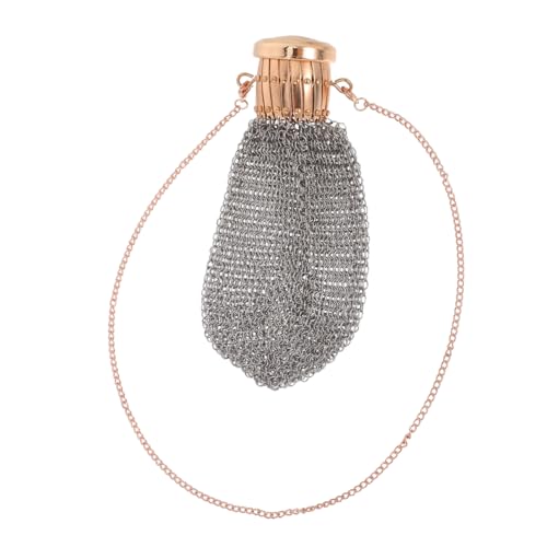 LOLIPPYY Retro Metallnetz Münzbox mit Drehverschluss Mini Schatztruhe für Damen Tragbare Vintage Geldbörse für Münzen Kleingeld und Kleine Gegenstände Robuste Metall Mesh Geldtasche von LOLIPPYY