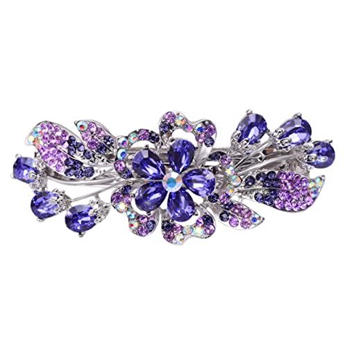 LOLIPPYY Rhinestone Haarspangen Für Damen Ponytail Clips Rutschfeste Haarschmuck Für Dickes Und Dünnes Haar Für Hochzeiten Partys Und Alltag von LOLIPPYY