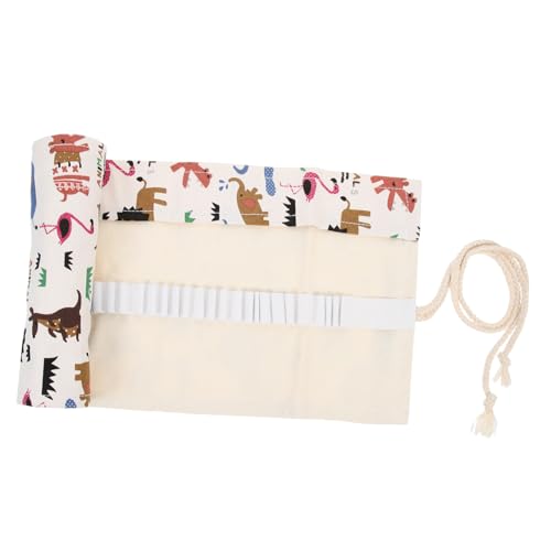 LOLIPPYY Roll Up Pencil Case Leinwand Stifterolle mit Fächern Großer Kapazität Zeichenstift Organizer Multifunktionale Federmappe zum Schutz und Transport für Schule und Künstler LOLIPPYY Roll Up Pencil Case Leinwand Stifterolle mit Fächern Großer Kapazität Zeichenstift Organizer Multifunktionale Federmappe zum Schutz und Transport für Schule und Künstler von LOLIPPYY