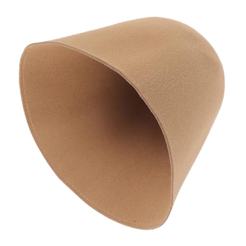 LOLIPPYY Saunahut Filz Sauna Mütze für Damen Bequemer Atmungsaktiver Badehut zum Schutz der Haare bei Sauna und Dampfbad Geeignet für Langes und Lockiges Haar Hochwertiger Filz Khaki von LOLIPPYY