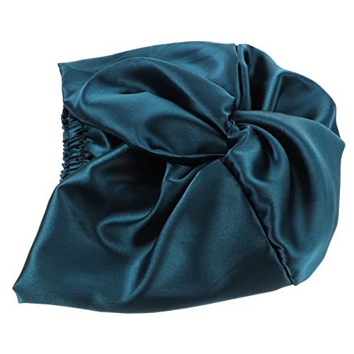 LOLIPPYY Schlafhaube Bonnet mit Elastischem Saum Doppellagig aus Seidenähnlichem Material Atmungsaktiv und Haarschonend für Damen Geeignet zum Schlafen Duschen Make Up und zu Hause von LOLIPPYY