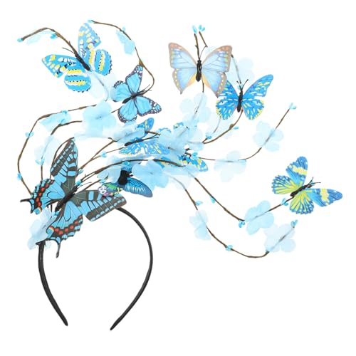 LOLIPPYY Schmetterling Haarreif Damen Leichtes Kunststoff Stirnband Modisches Fascinator Party Haarschmuck für Alltag und Festliche Anlässe LOLIPPYY Schmetterling Haarreif Damen Leichtes Kunststoff Stirnband Modisches Fascinator Party Haarschmuck für Alltag und Festliche Anlässe von LOLIPPYY