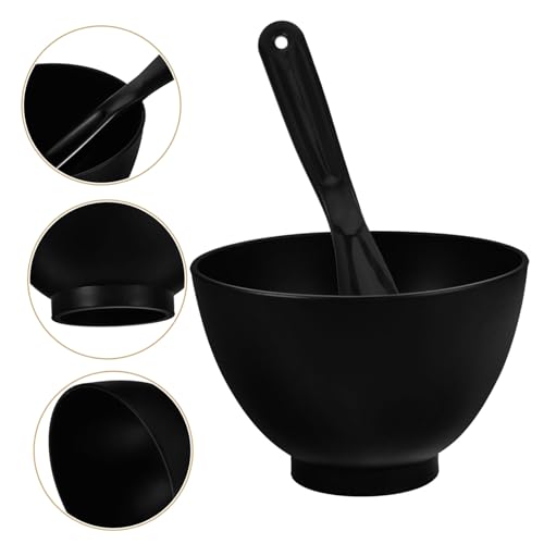 LOLIPPYY Silikon Gesichtsmasken Schüssel mit Rührstab Wiederverwendbar Leicht zu Reinigen Kompakt und Tragbar DIY Kosmetik Werkzeug für Damen für Zuhause und Beauty Salon von LOLIPPYY