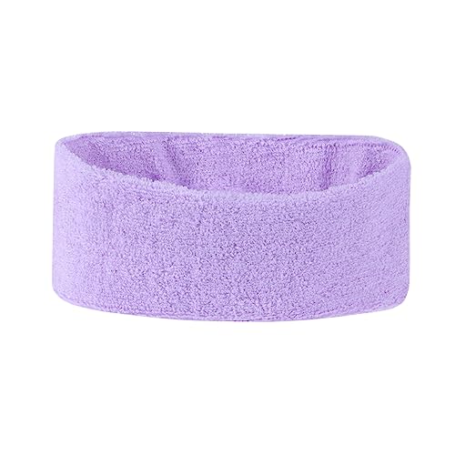 LOLIPPYY Sport Yoga Stirnband Verstellbares Make-up Kopfband Mikrofaser Für Fitness Spa Und Tägliche Nutzung Lavendelfarbe Für Damen Und von LOLIPPYY