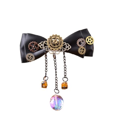 LOLIPPYY Steampunk Bowknot Duckbill Clip mit mechanischem Design Stilvolle Haarklammer für Damen Modisches Haarschmuck Accessoire für Party Festival und Alltag Einfach zu Tragen Luxuriöse LOLIPPYY Steampunk Bowknot Duckbill Clip mit mechanischem Design Stilvolle Haarklammer für Damen Modisches Haarschmuck Accessoire für Party Festival und Alltag Einfach zu Tragen Luxuriöse von LOLIPPYY