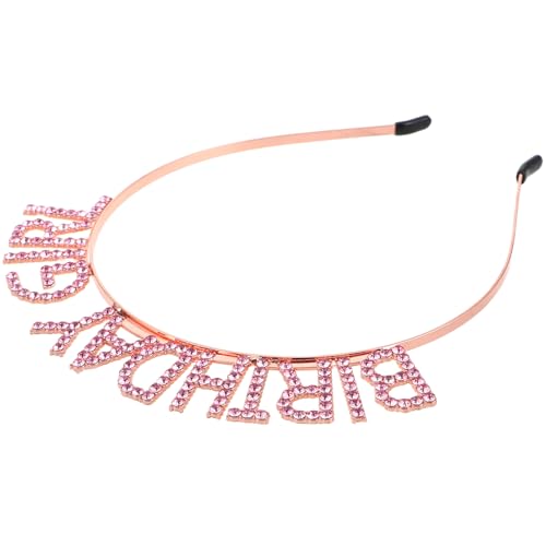 LOLIPPYY Geburtstags-stirnband Mit Strass Für Mädchen Party-accessoires Haarschmuck Für Kleinkinder Junge Mädchen Teenager Frauen von LOLIPPYY