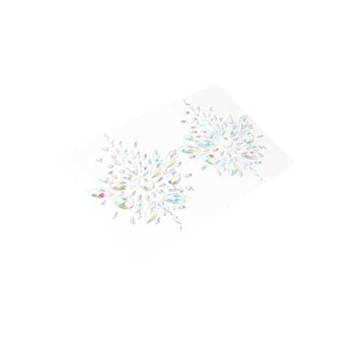 LOLIPPYY Strasssteine Für Gesicht Selbstklebend Acryl Edelsteine Als Stirn Juwelen Aufkleber Make-up Zubehör Für Party Cosplay von LOLIPPYY