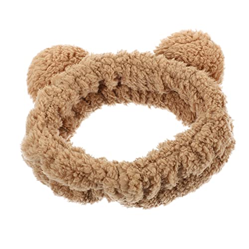 LOLIPPYY Haarband mit Bärenohren Elastisches Gesichtsstirnband für Weich und Komfortabel zum Waschen Gesichts und Make Up von LOLIPPYY