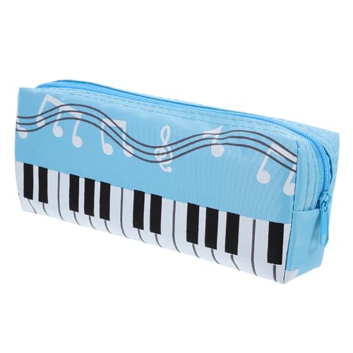 LOLIPPYY Tastatur Federmäppchen Organisatoren Etui klein Fall Stiftfälle Federmäppchen für Klavier für die Schule zur Aufbewahrung von Schülern Segeltuch von LOLIPPYY