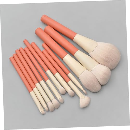 LOLIPPYY Teiliges Make Up Pinsel mit Holzgriff Leichtes Tragbares Schminkpinsel für Gesicht Lidschatten und Highlighter Geeignet für Reisen Business und Tägliche Anwendung von LOLIPPYY