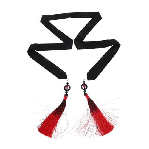 LOLIPPYY Traditionelles Hanfu Haarband mit Stilvoller Farbverlauf Quaste Unisex Haarschmuck für Männer und Frauen Chinesisches Haarseil für Hanfu Kostüm und Cosplay Modisches Stirnband von LOLIPPYY