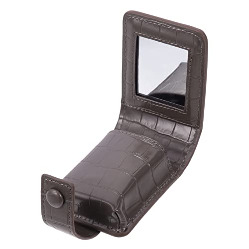 LOLIPPYY Tragbare Mini Kosmetiktasche mit Spiegel Lippenstifthalter aus Kompakt und Leicht Praktische Make up Tasche für Damen und Mädchen für Alltag und Reisen von LOLIPPYY