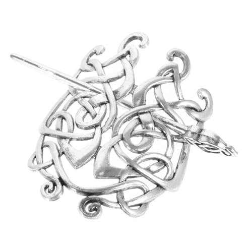 LOLIPPYY Vintage Haarnadel Damen Metall Haarspange Keltischer Knoten Haarschmuck für Pferdeschwanz Dutt und Flechtfrisuren Dekorativer Haarschmuck für Hochzeit Party und Alltag von LOLIPPYY
