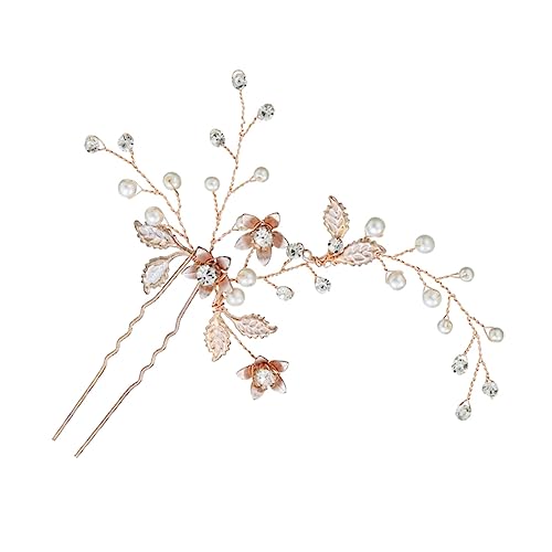 LOLIPPYY Vintage Perlenhaarnadel Braut Haarschmuck Klassisch Chinesischer Stil Hochzeit Party Festival Damen Haarnadel Zubehör von LOLIPPYY