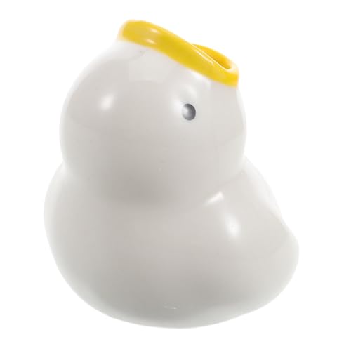 LOLIPPYY Zahnbürstenhalter in Entenform Badezimmerdekor Aus Keramik Süßer Organizer Für Junge Mädchen Zahnbürsten Und Rasiererhalter Praktischer Ständer Für Bad von LOLIPPYY