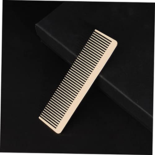 LOLIPPYY Zinklegierung Haarkamm für Herren und Damen Langlebig Rostfrei Glatte Oberfläche Leicht und Tragbar für Bart und Haarstyling Styling Tool für Friseure und Alltag von LOLIPPYY