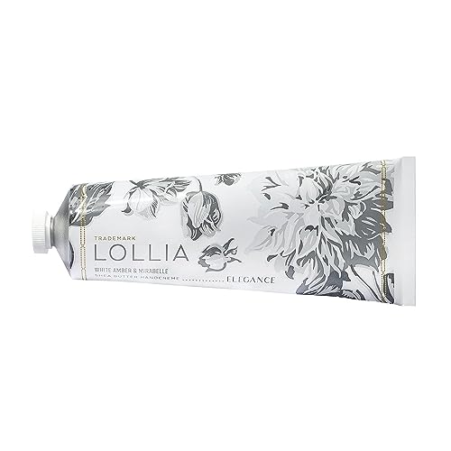 LOLLIA Elegance Handcreme, 4 oz. – White Amber & Mirabelle – Scented Hand Cream for Women, Moisturizing Hand Lotion for Dry Hands, Shea Butter & Cocoa Butter, Quick Absorbing Lotion LOLLIA Elegance Handcreme, 4 oz. – White Amber & Mirabelle – Scented Hand Cream for Women, Moisturizing Hand Lotion for Dry Hands, Shea Butter & Cocoa Butter, Quick Absorbing Lotion von LOLLIA