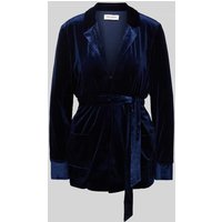 LOLLYS LAUNDRY Blazer mit Bindegürtel Modell 'Lisa' in Dunkelblau, Größe M von LOLLYS LAUNDRY
