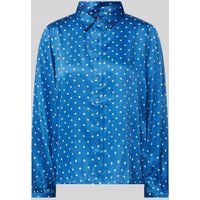 LOLLYS LAUNDRY Hemdbluse mit Knopfleiste Modell 'Ellie' in Blau, Größe XS von LOLLYS LAUNDRY