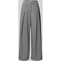 LOLLYS LAUNDRY Hose mit weitem Bein Modell 'Zola' in Mittelgrau, Größe M von LOLLYS LAUNDRY