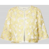 LOLLYS LAUNDRY Jacke mit 3/4-Arm Modell 'Trine' in Hellgelb, Größe S von LOLLYS LAUNDRY