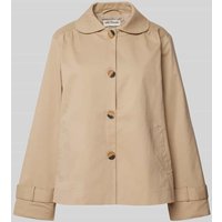LOLLYS LAUNDRY Jacke mit Leistentaschen Modell 'Viola' in Beige, Größe L von LOLLYS LAUNDRY