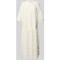 LOLLYS LAUNDRY Midikleid mit Häkelspitze und Wellensaum Modell 'Timor' in Offwhite, Größe S LOLLYS LAUNDRY Midikleid mit Häkelspitze und Wellensaum Modell 'Timor' in Offwhite, Größe S von LOLLYS LAUNDRY