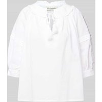 LOLLYS LAUNDRY Relaxed Fit Bluse mit 3/4-Arm Modell 'Alvi' in Weiss, Größe S von LOLLYS LAUNDRY