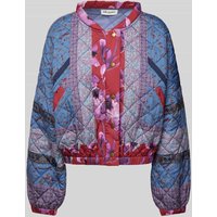 LOLLYS LAUNDRY Steppjacke mit Label-Print Modell 'Lama' in Hellblau, Größe XL LOLLYS LAUNDRY Steppjacke mit Label-Print Modell 'Lama' in Hellblau, Größe XL von LOLLYS LAUNDRY